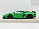 Make Up 2018 Lamborghini Aventador SVJ Matte Pearl Green / Carbon 1:18 - READ ***