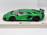 Make Up 2018 Lamborghini Aventador SVJ Matte Pearl Green / Carbon 1:18 - READ ***