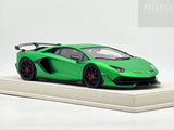 Make Up 2018 Lamborghini Aventador SVJ Matte Pearl Green / Carbon 1:18 - READ ***