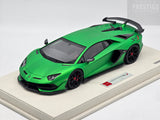 Make Up 2018 Lamborghini Aventador SVJ Matte Pearl Green / Carbon 1:18 - READ ***