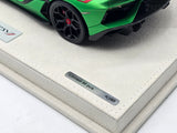Make Up 2018 Lamborghini Aventador SVJ Matte Pearl Green / Carbon 1:18 - READ ***