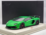 Make Up 2018 Lamborghini Aventador SVJ Matte Pearl Green / Carbon 1:18 - READ ***