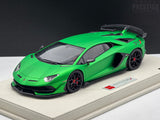 Make Up 2018 Lamborghini Aventador SVJ Matte Pearl Green / Carbon 1:18 - READ ***