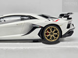AUTOart 2018 Lamborghini Aventador SVJ Bianco Asopo Pearl White 1:18 - New