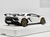 AUTOart 2018 Lamborghini Aventador SVJ Bianco Asopo Pearl White 1:18 - New