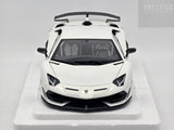 AUTOart 2018 Lamborghini Aventador SVJ Bianco Asopo Pearl White 1:18 - New