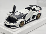 AUTOart 2018 Lamborghini Aventador SVJ Bianco Asopo Pearl White 1:18 - New