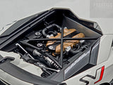 AUTOart 2018 Lamborghini Aventador SVJ Bianco Asopo Pearl White 1:18 - New