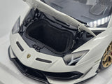 AUTOart 2018 Lamborghini Aventador SVJ Bianco Asopo Pearl White 1:18 - New