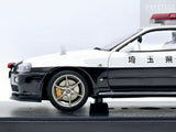 AUTOart Nissan Skyline R34 GT-R Police Car Saitama Kenkei 806 1:18 - Preowned