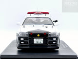 AUTOart Nissan Skyline R34 GT-R Police Car Saitama Kenkei 806 1:18 - Preowned
