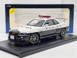 AUTOart Nissan Skyline R34 GT-R Police Car Saitama Kenkei 806 1:18 - Preowned