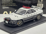 AUTOart Nissan Skyline R34 GT-R Police Car Saitama Kenkei 806 1:18 - Preowned