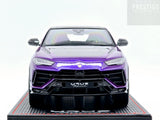 MR Collection 2022 Lamborghini Urus Performante Viola Mithras Purple 1:18 - Preowned