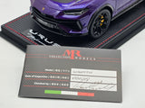 MR Collection 2022 Lamborghini Urus Performante Viola Mithras Purple 1:18 - Preowned