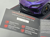 MR Collection 2022 Lamborghini Urus Performante Viola Mithras Purple 1:18 - Preowned