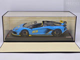 MR Collection SE 2018 Lamborghini Aventador SVJ Roadster Blu Cepheus 1:18 - Preowned