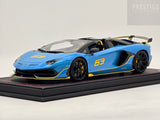 MR Collection SE 2018 Lamborghini Aventador SVJ Roadster Blu Cepheus 1:18 - Preowned