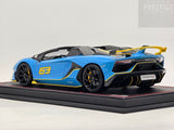 MR Collection SE 2018 Lamborghini Aventador SVJ Roadster Blu Cepheus 1:18 - Preowned