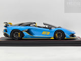 MR Collection SE 2018 Lamborghini Aventador SVJ Roadster Blu Cepheus 1:18 - Preowned