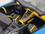 MR Collection SE 2018 Lamborghini Aventador SVJ Roadster Blu Cepheus 1:18 - Preowned