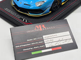 MR Collection SE 2018 Lamborghini Aventador SVJ Roadster Blu Cepheus 1:18 - Preowned