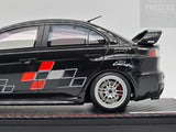 Ignition Models Mitsubishi Lancer Evolution X Ralliart CZ4A Black Metallic 1:18 - New