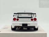 Eidolon 2021 Nissan Skyline R34 GT-R BNR34 V-Spec N1 Autosalo Mine's White 1:18 - New