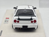 Eidolon 2021 Nissan Skyline R34 GT-R BNR34 V-Spec N1 Autosalo Mine's White 1:18 - New