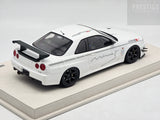Eidolon 2021 Nissan Skyline R34 GT-R BNR34 V-Spec N1 Autosalo Mine's White 1:18 - New