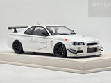 Eidolon 2021 Nissan Skyline R34 GT-R BNR34 V-Spec N1 Autosalo Mine's White 1:18 - New