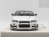 Eidolon 2021 Nissan Skyline R34 GT-R BNR34 V-Spec N1 Autosalo Mine's White 1:18 - New