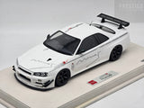 Eidolon 2021 Nissan Skyline R34 GT-R BNR34 V-Spec N1 Autosalo Mine's White 1:18 - New