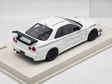 Eidolon 2021 Nissan Skyline R34 GT-R BNR34 V-Spec N1 Autosalo Mine's White 1:18 - New