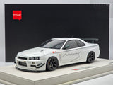 Eidolon 2021 Nissan Skyline R34 GT-R BNR34 V-Spec N1 Autosalo Mine's White 1:18 - New