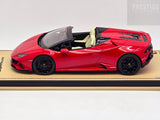 MR Collection Lamborghini Huracan Evo Spyder Rosso Bia Red Metallic 1:18 - Used