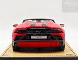 MR Collection Lamborghini Huracan Evo Spyder Rosso Bia Red Metallic 1:18 - Used