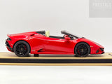 MR Collection Lamborghini Huracan Evo Spyder Rosso Bia Red Metallic 1:18 - Used
