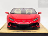 MR Collection Lamborghini Huracan Evo Spyder Rosso Bia Red Metallic 1:18 - Used