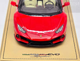 MR Collection Lamborghini Huracan Evo Spyder Rosso Bia Red Metallic 1:18 - Used