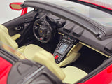 MR Collection Lamborghini Huracan Evo Spyder Rosso Bia Red Metallic 1:18 - Used