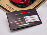 MR Collection Lamborghini Huracan Evo Spyder Rosso Bia Red Metallic 1:18 - Used