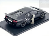 AUTOart Lamborghini Murcielago LP670-4 SV Nero Nemesis / Matt Black 1:18 - NOS