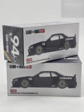 CHASE CAR! Kaido House Nissan Skyline R34 GT-R Carbon GReddy V2 - 1:64 - New