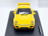 Solido 1990 Porsche 911 Carrera 3.8 RS (964) Yellow 1:18 - New