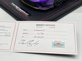 MR Collection 2025 Lamborghini Temerario Alleggerita Package Viola Pasifae 1:18 - New