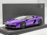 MR Collection 2025 Lamborghini Temerario Alleggerita Package Viola Pasifae 1:18 - New