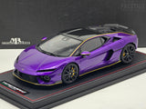 MR Collection 2025 Lamborghini Temerario Alleggerita Package Viola Pasifae 1:18 - New