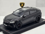 MR Collection 2021 Lamborghini Urus Nero Noctis Metallic ONE OFF Atelier 1:18 - Pre-owned
