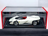 BBR Ferrari Daytona SP3 Open Roof Matt Pearl White 52/360 1:18 - New